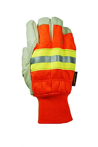 MCR Safety 3440L Luminator Thermosock Lined Glove, Large, Hi/Vis Orange (Pack of 12)