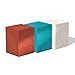 Ultimate Guard RTE Boulder 100+ Limited Run 3-Pack, Deck Case for 100 Double-Sleeved TCG Cards, Red, White, Turquoise, 97% Renewable, Made in Germany, Secure & Durable Storage