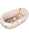 Produktbild SunClub Baby Badewanne aufblasbar Planschbecken 91x61x29 cm Pool für Kinder mit Warnanzeige Thermometer faltbar für die Dusche oder unterwegs