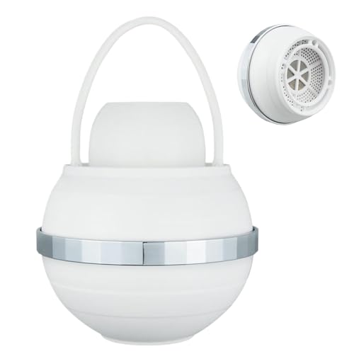 Filtro purificador de agua para bañera, filtro reutilizable para grifo de bañera para agua más limpia, agua de baño más , filtro de bola de baño para una piel y cabello más suaves, ideal para el