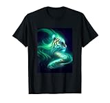 Tigre coloré spectral fantastique, art numérique unique T Shirt