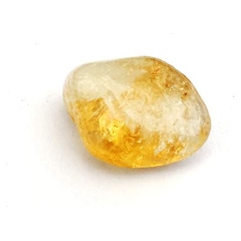 Reiki Healing Energy Charged Citrine Crystal Tumble Stone (Approx 2cm Each) Beautifully Gift Wrapped Cover