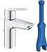 GROHE QUICKFIX Start Miscelatore Monocomando per Lavabo, Taglia S, Cromo, Strumento di Installazione Incluso