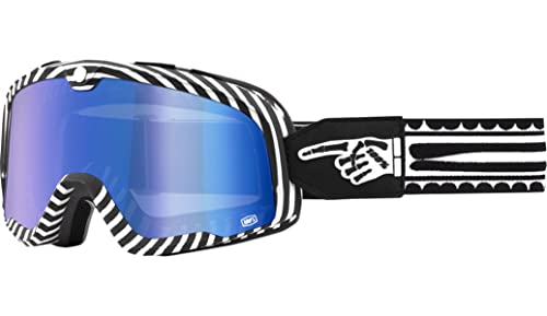 100%, Barstow Goggle Death Spray – Mirror Blue Lens, ADULT