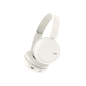 JVC HA-Z37W-W Draadloze Bluetooth On Ear Hoofdtelefoon, 35 uur luistertijd (wit)