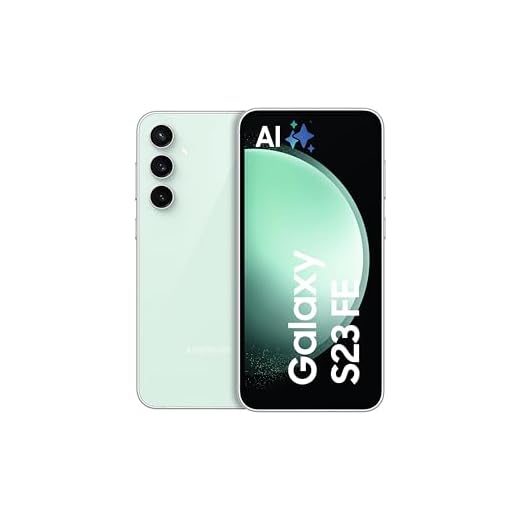 Samsung Galaxy S23 FE Mobiltelefon, 5G, Simlockfrei ohne Vertrag, Android-Smartphone, Handy, 256 GB, Mint, 3 Jahre Herstellergarantie [Exklusiv bei Amazon] [Deutsche Version]