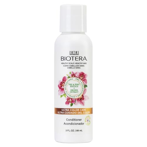Biotera Ultra Color Care Conditioner | Travel Size | Prolongs Vivid Color-Treated Hair | Microbiome Friendly | Vegan & Animal Test Free| Paraben & Sulfate Free | Color-Safe | 3 Fl Oz