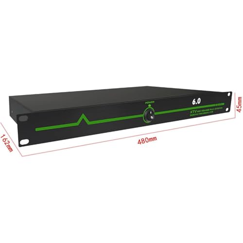Supresor de retroalimentación anti-chillido, desplazador de frecuencia, con escaneo y supresión automáticos, ecualizador paramétrico de 5 niveles, para escenarios y KTV miniatura 5