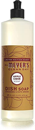Image of Mrs. MEYER'S Liquid Dish Soap Variety Pack, 1 Apple Cider, 1 Mum, 2 CT