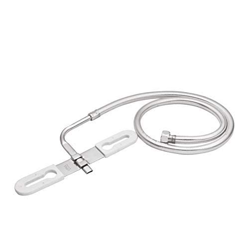 SAAVI Brass Toilet Jet or Bidet Hands-Free Spray, Jet Spray Set with Heavy SS Hose Pipe (Multi 1 MTR)