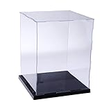  Milageto Kristallklare Präsentationsvitrine für Sammlerstücke und Spielzeugfiguren