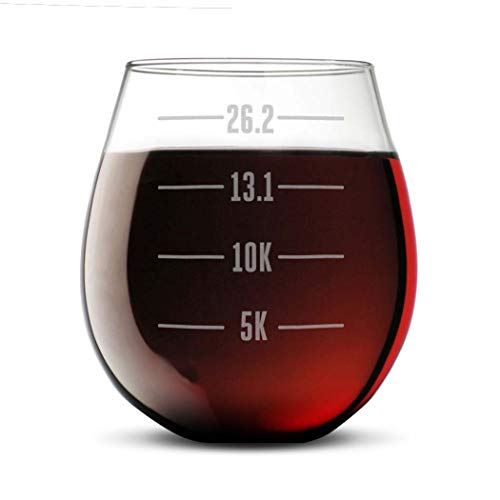 Running Stemless Wine Glass Runner's Measurements - //coolthings.us