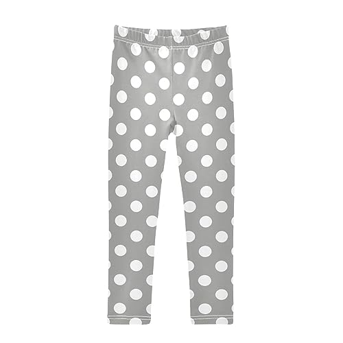 Multicolor Polka Dot On Paper Girls Leggings Dance Running Workout Yoga Pants