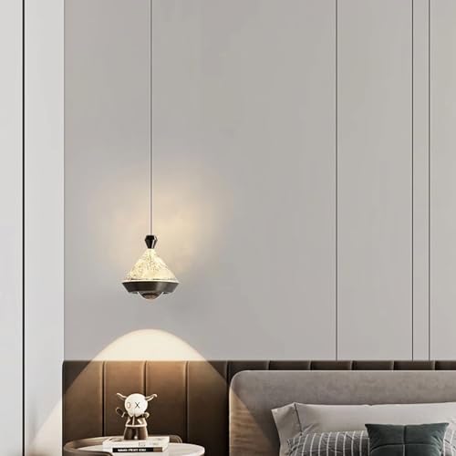 Lámpara colgante LED regulable de aluminio con diseño de candelabro triangular 5