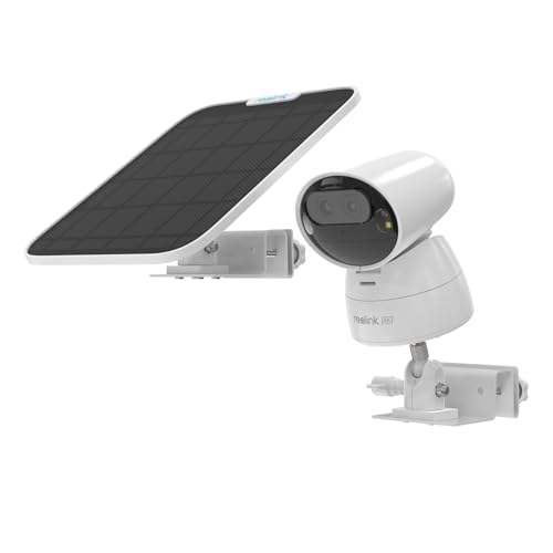 Koroao Soporte de montaje en canalón para exteriores REOLINK Argus Track, cámara de seguridad de panel solar PTZ 4K (paquete de 1, blanco)