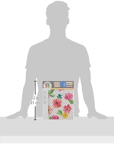 me & my BIG ideas Snap-In Cover - The Happy Planner Scrapbooking Supplies - April Flowers - 1 Set of Front & Back Coordinating Hard Covers - Stylish & Durable Protection for Your Planner - Big Size