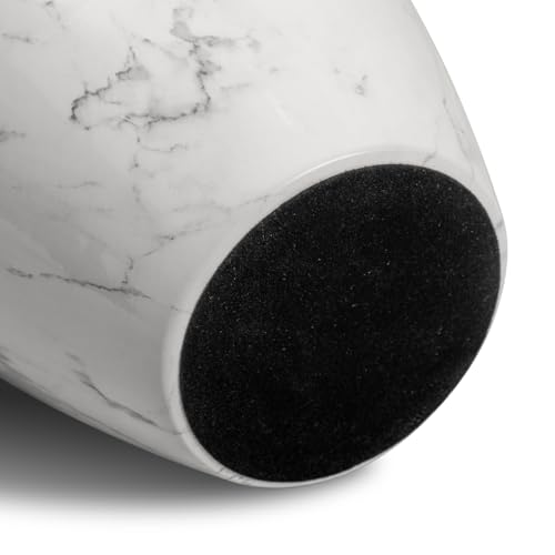 Image of White Marble Finish Urn for Ashes Adult Male Female | Large Cremation Urn for Human Ashes Men and Women,Memorial Urn for Dad /Father /Grandpa /Brother(Includes Velvet Bag)