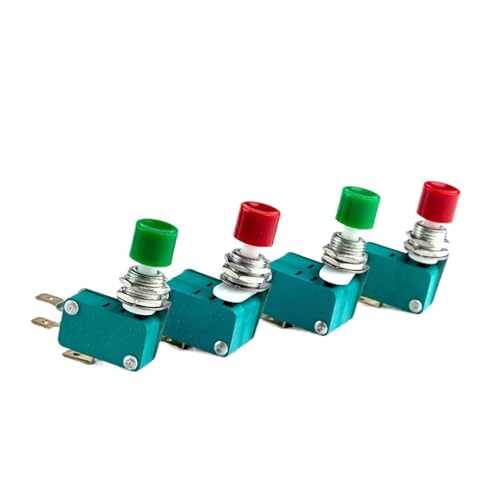 Interrupteur de fin de course DS-438 micro bouton poussoir momentané 12mm vert