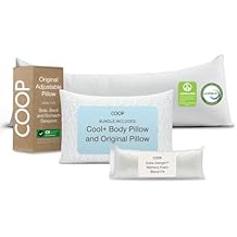 وسادة الجسم المبردة Coop Sleep Goods Cool+ + مجموعة الوسائد الأصلية القابلة للتعديل