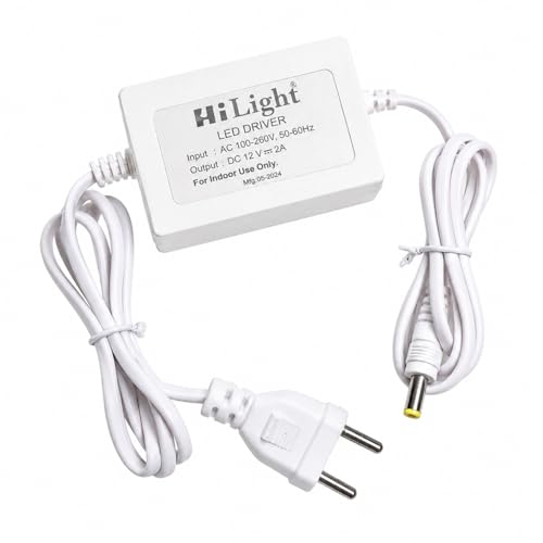 Image of 12v Adapter, DC 12V 2A, AC 100-260V Input, Stable Output, for CCTV, LED Strip, DVR, Router, car Bike Toy Charger