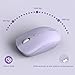 Wireless Keyboard and Mouse Combo, Full-Sized Wireless Keyboard and Adjustable DPI Mouse, 2.4GHz USB Receiver, Silent Keyboard and Mouse for PC, Windows, MAC, Desktop, Laptop(Purple)
