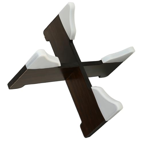 VANZACK Wooden Drum Rack Portable Tongue Drum Stand Foldable Bracket Perfect for