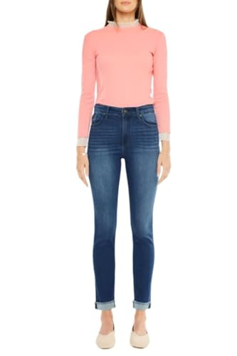 SALT TREE Kancan - Janice High Rise Cigarette Leg Jeans - Essential, KC20000