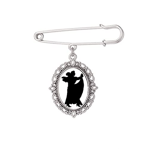 Broche de danse pour robe chemise châle Bijou de danseur Duet Art M