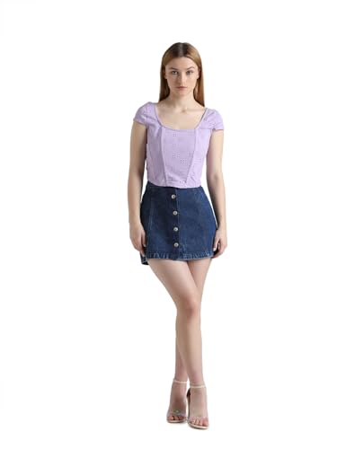 Image of ONLY Womens Cotton Slim T-Shirt