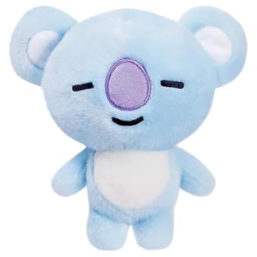 AURORA 61460, BT21 Official Merchandise, KOYA Soft Toy, 18 cm, Blue