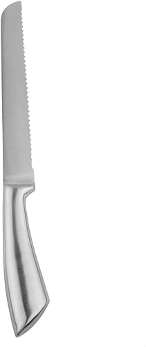 Miniatura 1 de TOPINCN Cuchillo de pan de acero inoxidable con borde dentado, cuchillo para hornear pastel, pan, cortador de cocina, herramienta de mano