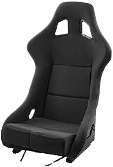 Racing Seat Set with Integrated Cockpit Design, Double-Lock Slider, and Density Foam for Racing Cars and Go-Karts