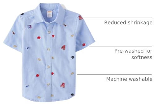 Image of Gymboree,Matching Family Short Sleeve Button Up Shirt