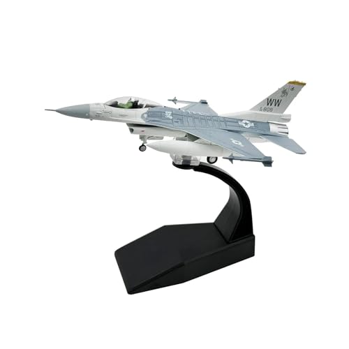 F-16C caza de metal fundido diecast a escala 1/100 con acabados premium de alta fidelidad