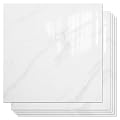 VallisCo Peel and Stick Backsplash Tiles 20 Sheets 12''x12'' PVC Self Adhesive Wall Tiles Back Splash Wall Panels Stick on Backsplash for Kitchen Bathroom Laundry Room, White