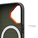 URBAN ARMOR GEAR UAG Designed for iPhone 17 Case Civilian - Compatible with MagSafe Military Grade Protective Cover, Olive/Orange