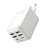 Sécurité complète & charge intelligente : Boîtier ABS+PC ignifuge et protections intégrées contre surchauffe, surtension, surintensité, surcharge et court-circuit. Cechargeur usb c multiple 150w protège vos appareils et stabilise la charge pour préserver la batterie au quotidien