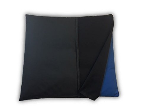 Purap Cover Wheelchair Cushion - Removable And Washable - 18" X 20" X 1.5" (Black) #TOP4