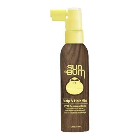 Sun Bum Original SPF 30 Sunscreen Scalp and Hair Mist I Vegan and Hawaii 104 Act Compliant (Octinoxate Oxybenzone Free) I Broad Spectrum UVA/UVB Sunscreen Spray with Vitamin E I 2 OZ Cover