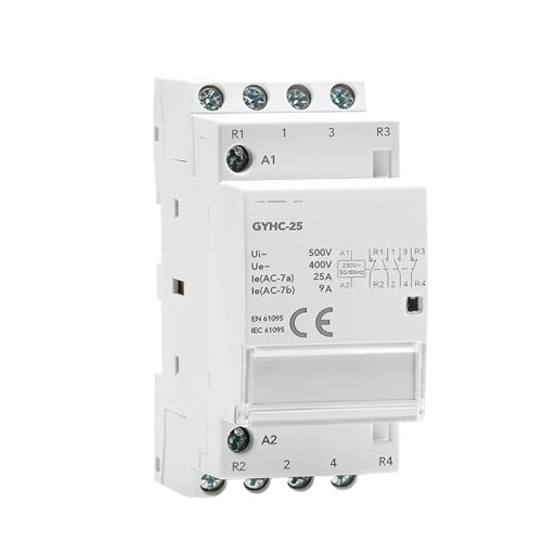 Contacteur domestique 4P 25A pour automatiser le chauffage et chauffe-eau