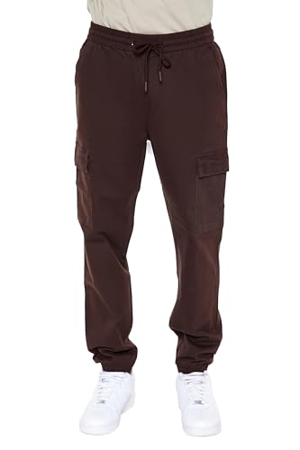 Forever 21 mens Mid-rise Drawstring Cargo Joggers2