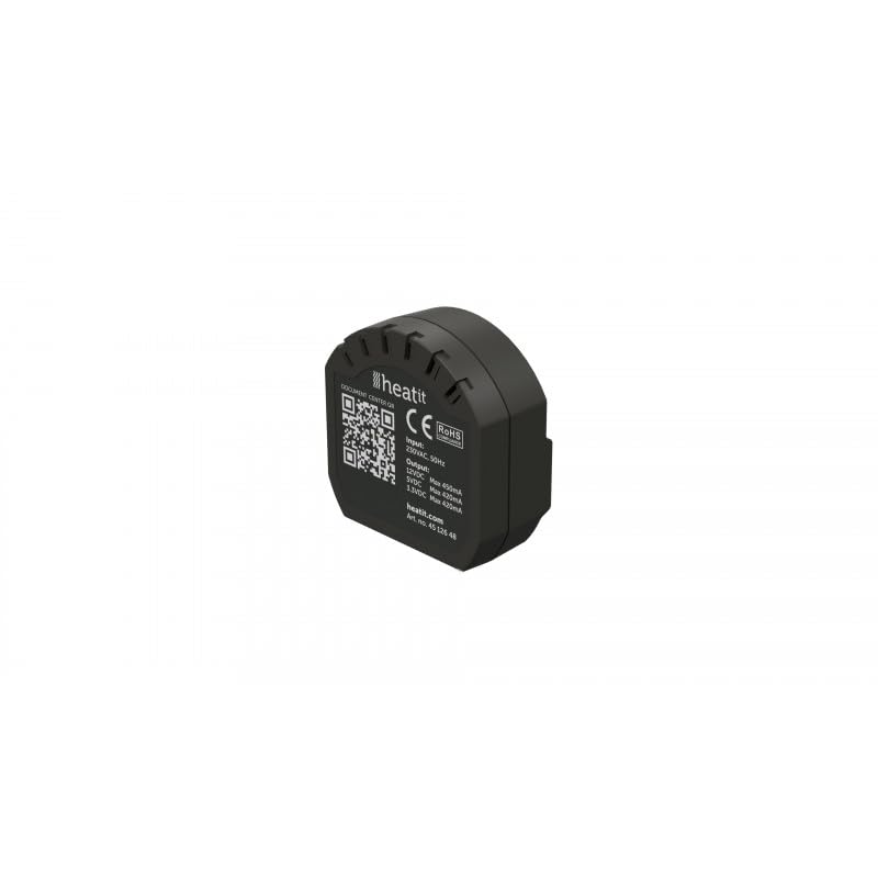 Heatit Transformateur - Alimentation 230V vers 3,3V / 5V / 12V DC - Format encastrable