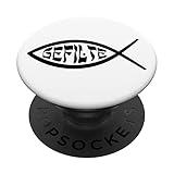 Lustiger jüdischer Gefilte Fisch PopSockets mit austauschbarem PopGrip