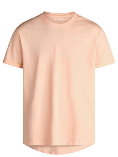 DENIMFY Tshirt Herren Regular Fit DFDiego 3er Set Pack Logo Stick Rundhals Kurzarm Sommer Tee Shirt, Größe:S, Farbe:Pack 4 (Yellow, Peach… – Ansicht 4