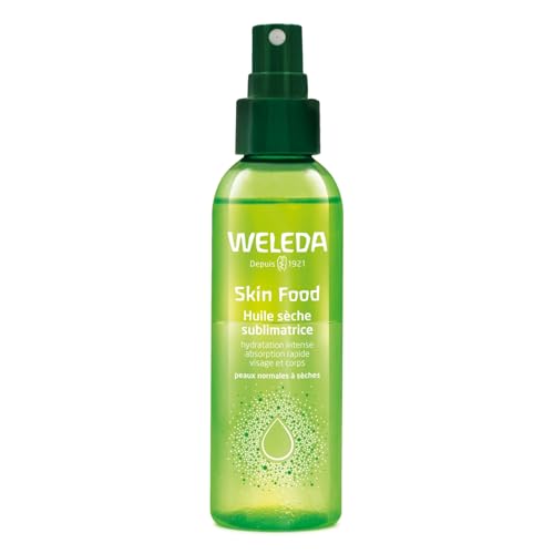 WELEDA Skin Food Huile Sèche Sublimatrice – Peaux Normales à Sèches, Spray Biphase Corps & Visage Hydratant, Absorption Rapide Sans Film Gras, Calendula...