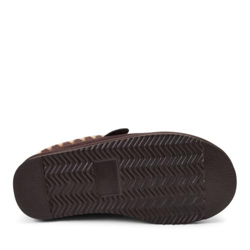Image of Fireside by Dearfoams Women's Greta Genuine Shearling Clog Slippers, 100% Natural Suede Clogs for Outdoor & Indoor