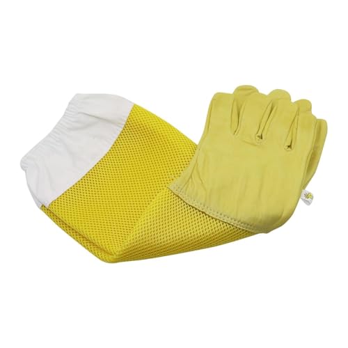 Guantes de apicultura de manga larga para el cuidado seguro de colmenas 5