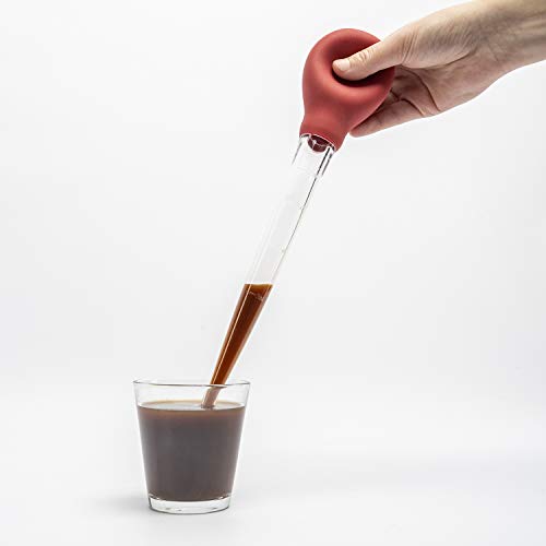 Foto von Westmark Bratensaftspritze, mit Reinigungsbürste, Länge: 28 cm, Kunststoff, Rot/Transparent, 15252270