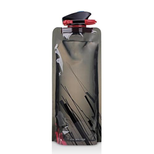 Botella De Agua Plegable Plegable: Botellas De Agua Flexibles Y Reutilizables Con Gran Capacidad, Deportes De 700 Ml, A Prueba De Fugas | Kit Para Senderismo, Aventuras, Viajes, Deportes Al Aire Libre