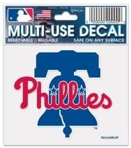 MLB Philadelphia Phillies Multi-Use Decal, 3" x 4"